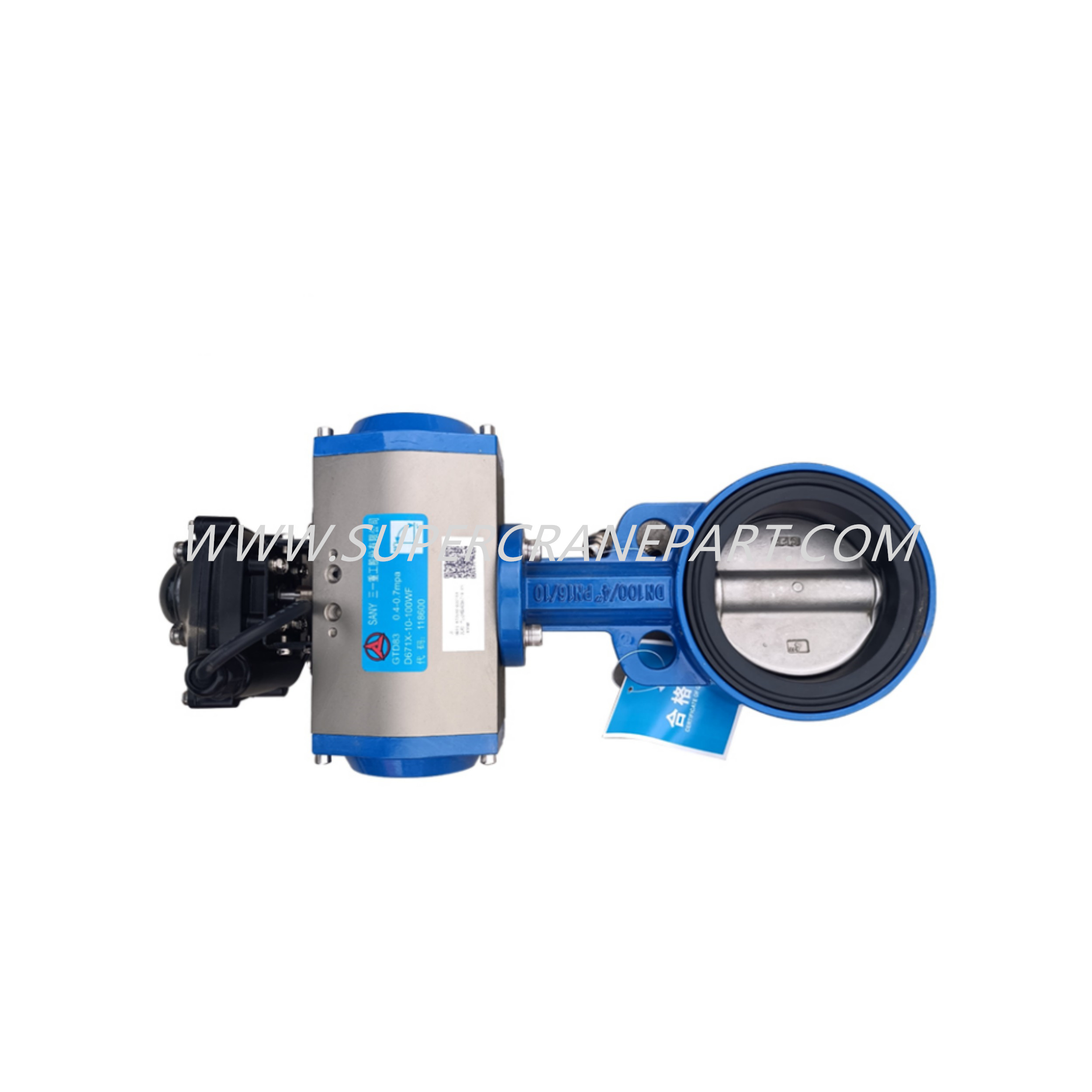A220401000783 Pneumatic Butterfly Valve D671X-10-200WF